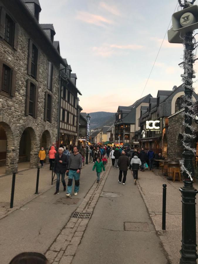 Appt rénové Saint-Lary-Soulan village avec jardin Esterno foto