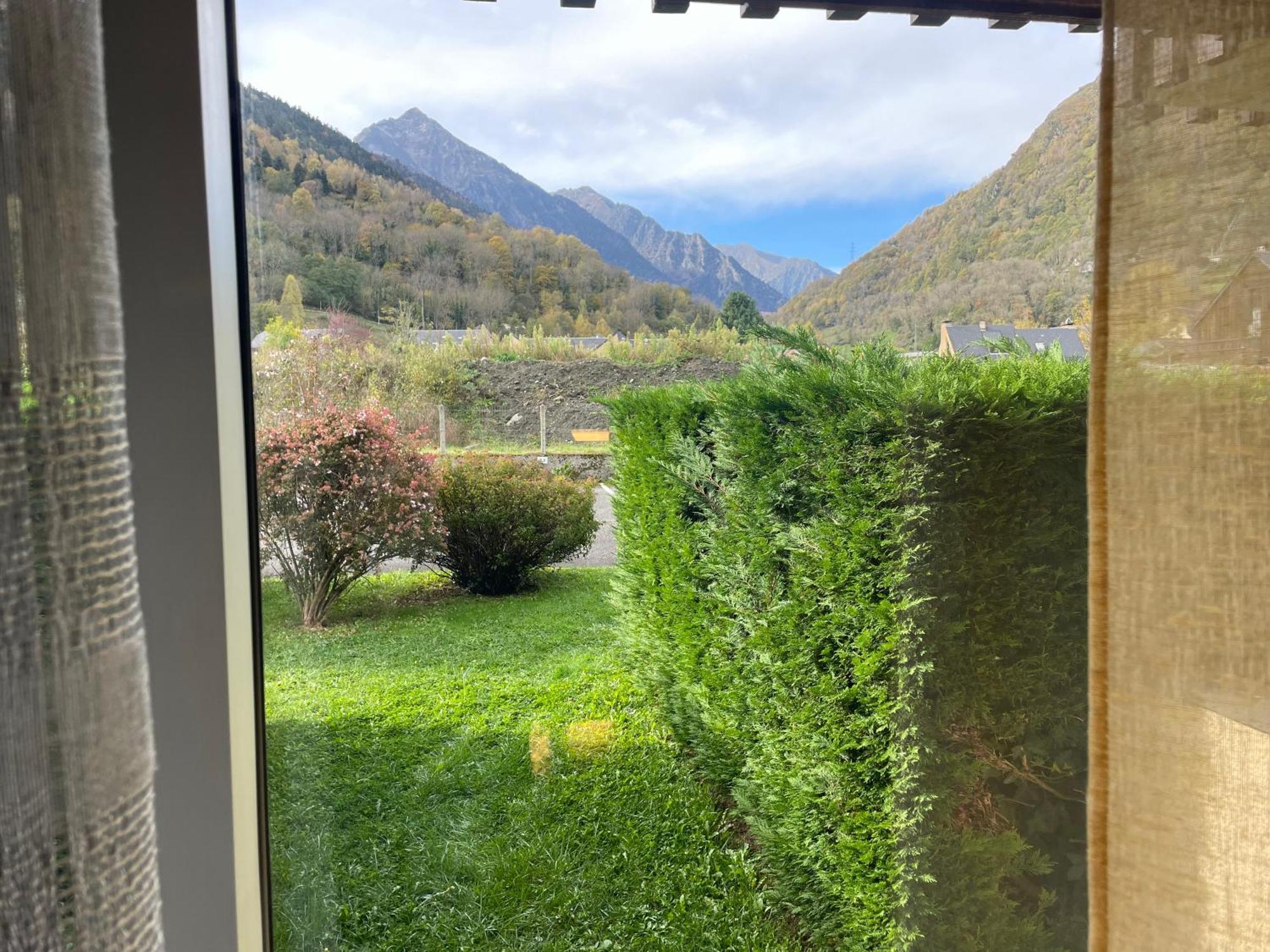 Appt rénové Saint-Lary-Soulan village avec jardin Esterno foto